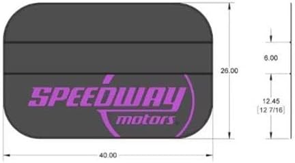 Speedway Motors Fender Cover Set with Purple Logo, Pair of Protective Fender Mats for Car Maintenance, Non-Slip Surface Protects Paint from Scratches Grease and Tools - Image 6