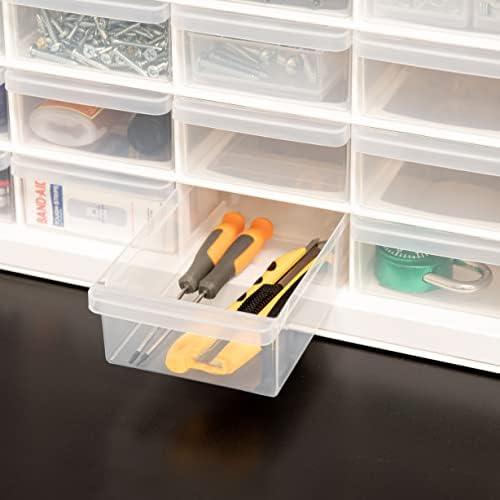IRIS USA 24-Drawer Plastic Storage Cabinet, Teacher Toolbox, White - Image 6
