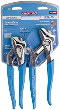 Channellock Tongue & Groove Pliers Set GS-1X - SpeedGrip, Made in USA, High Carbon Steel - 2-Piece 8 & 10 in - Image 3