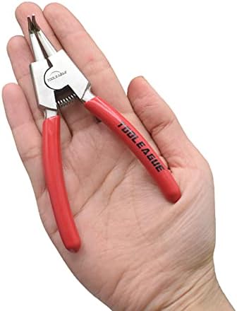 TOOLEAGUE 5" Small Snap Ring Pliers Set, Mini Circlip Pliers Kit, 4 Pcs - Image 5