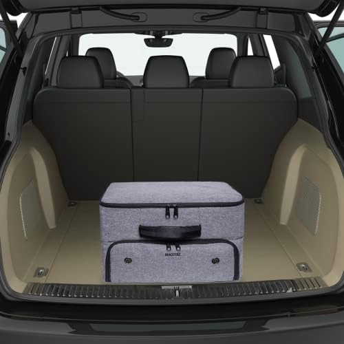 Golf Trunk Organizer 2 Layer, Car Golf Organizer with Ventilated Compartment for 2 Pair Shoes, Golf Trunk Storage Locker for Golf Accessories, Balls, Tees, Clothes, Gloves, Golf Gifts for Men - Image 7