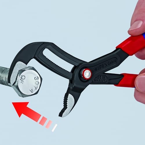 KNIPEX - 87 22 250 SBA Tools - Cobra QuickSet Pump Pliers, Multi-Component (8722250SBA) - Image 6