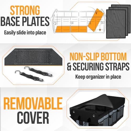 FORTEM Trunk Organizer - Collapsible Car Organizer & Storage Bag for SUVs - Image 6