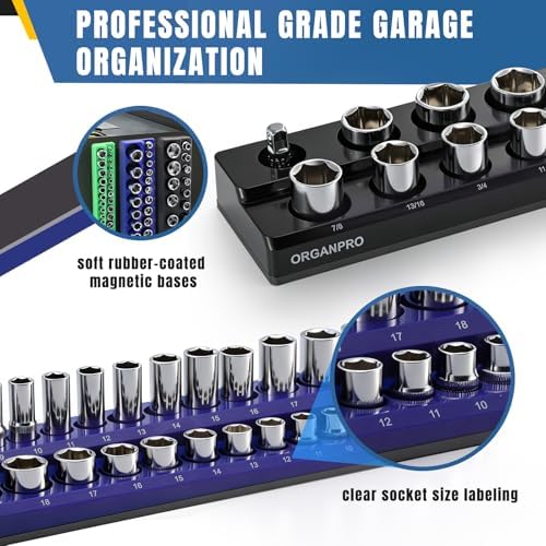 Magnetic Socket Organizer, 143-Socket Holder Tray Set| Strong Base - Image 6