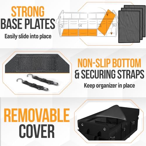 FORTEM Trunk Organizer - Collapsible Car Organizer & Storage Bag for SUVs - Image 6