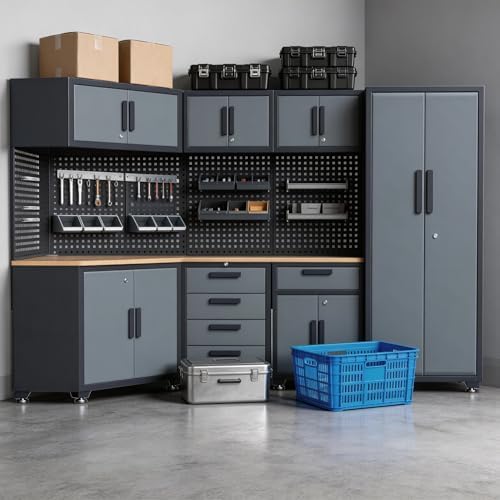 16PCS Garage Storage Cabinet System - Image 7