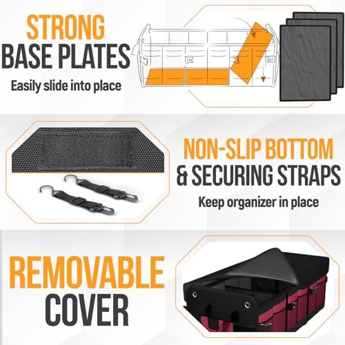 FORTEM Trunk Organizer - Collapsible Car Organizer & Storage Bag for SUVs - Image 6