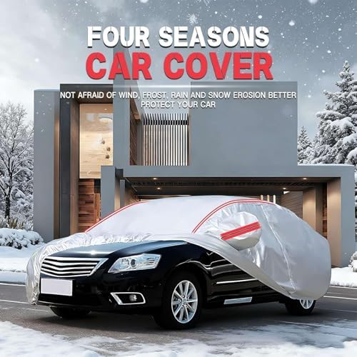 Waterproof Car Cover for TVR Cerbera 1995-2003, Outdoor Full Car Covers with Door Zipper, Large Auto Cover Sun Snow Rain UV Dust Resistant - Image 7