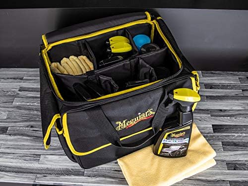 Meguiar's Detailing Bag - Premium Car Bag and Detailing Supply Organizer - Portable for All Your Favorite Supplies, Black - Image 7