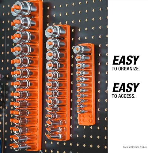 OEMTOOLS 22418 6-Pc SAE & Metric Socket Tray Set for Sizes 1/4", 3/8”, 1/2" - Image 7