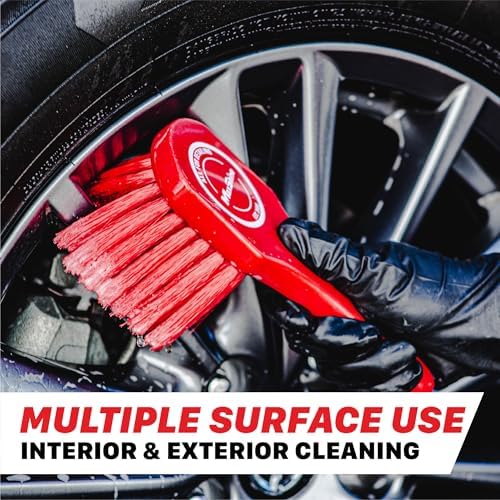 Maxshine Universal Soft Exterior & Wheel Cleaning Brush – Durable Detailing Brush for Cars, Trucks, SUVs, RVs & Motorcycles – Safe for Cleaning Rims, Engine Bays, Plastics & Interior Surfaces - Image 6