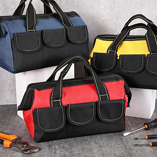 Sanwuta 3 Pack 18 Inch Tool Bags, Classic, Red - Image 6