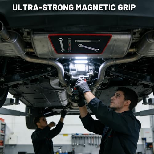 Magnetic Tool Mat Set, 3-Piece Flexible Magnetic Parts Holder with Double-Sided 40 lb Grip, PVC Non-Slip Tool Tray Pads for Screws, Bolts, Garage, Workshop and Auto Repair - Image 7