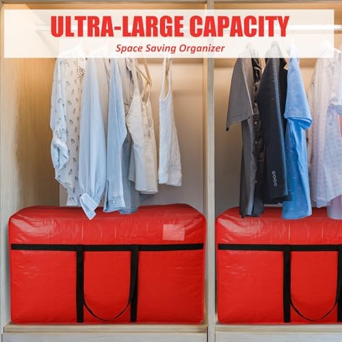 4 Pcs 66 Gallon Extra Large Moving Bags Heavy Duty Storage Bag - Image 6