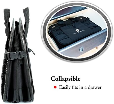 TRUNKCRATEPRO Save 15 per cent off bundle of 2 Car Trunk Organizer Multi-Compartment storage for men and women (Black and Pink) - Image 7