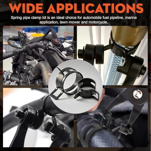 324Pcs Spring Hose Clamp Kit (6-38mm) with 2 Pliers - Image 7