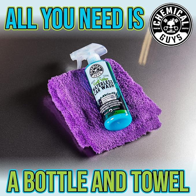 Chemical Guys Swift Wipe Sprayable Waterless Car Wash Spray - Spray and Wipe to Safely Clean and Shine Cars, Trucks, Motorcycles, RV & More, High Lubrication Formula, 64 oz