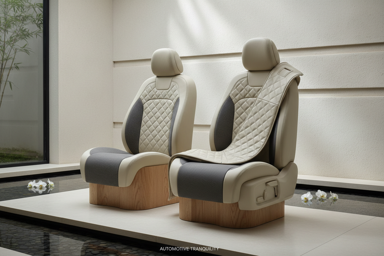 Premium car seat covers - custom-fit luxury seat protectors, leather and fabric covers for vehicle interior