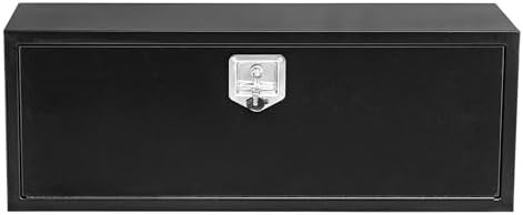 Garvee Black Steel Truck Bed Tool Box, Trailer Tongue Box, Truck Storage Organizer Tool Chest For Truck Bed, RV, Trailer (36 in x 18 in x 18 in-NEW) by Garvee