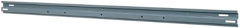 Akro-Mils 30148 48-Inch Steel Organizer Wall Mount Rail for Mounting AkroBin Storage Bins, (48-Inch W x 3-Inch H), Gray by Akro-Mils