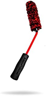 Adam's Polishes Angled Wheel Detailing Brush - Car Cleaning Wheel Brush |Use W/Wheel Cleaner, Rim Cleaner, Chrome Cleaner | Car Wash Brush Cleans Brake Dust from Barrels & Hard to Reach Areas (Small) by AdamsPolishes