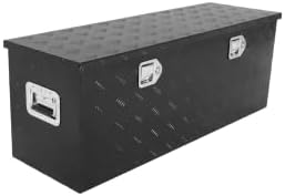 44inch Aluminum Tool Box,Stripes Trailer Tool Box w/Lock and Keys - Image 4