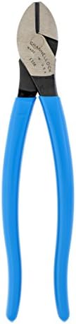 Channellock E338 8-Inch Diagonal Cutting Pliers with Xtreme Leverage Technology (XLT) Requires Less Force to Cut than Other High-Leverage Models | Laser Heat-Treated Cutting Edge for Extended Life | Forged from High Carbon Steel | Made in USA by Channellock
