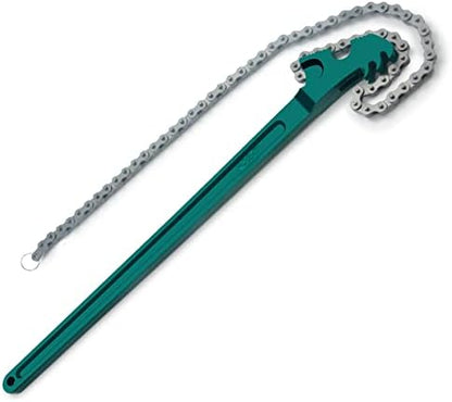 AUPREX 24 Inch Heavy Duty Chain Oil Filter Wrench, Adjustable Long Handle Tool Fits Max 12.6 Inch Diameter by AUPREX
