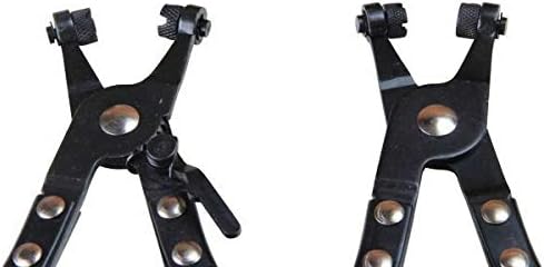 US PRO 2PC Hose Clamp Pliers Set V & Cross Slot Jaws Clip Oil Pipe Engine Pliers 2989 - Image 2