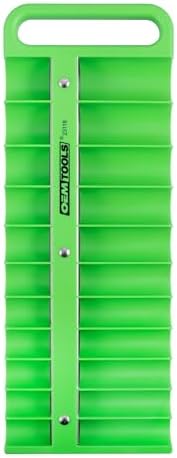 OEMTOOLS 23118 1/2" Drive Portable Magnetic Socket Organizer, Sockets Organizer, 1/2 Inch Socket Organizer, Green by OEMTOOLS