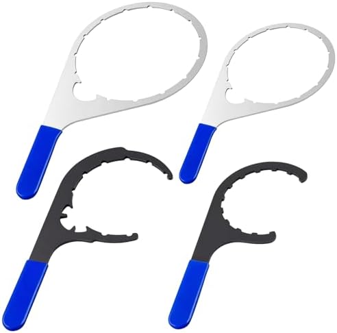 4 Pcs Fuel Filter Wrench 4.6'' & 5'' & 6'' & 8'' Blue by Lanties