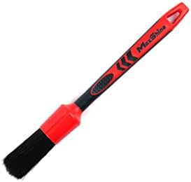 Maxshine Small #10 Universal Detailing Brush – Black Classic with Soft Synthetic Bristles – Durable, High-Density Brush for Interior, Exterior, Leather Seats, Engine Bay & Wheels - Image 2