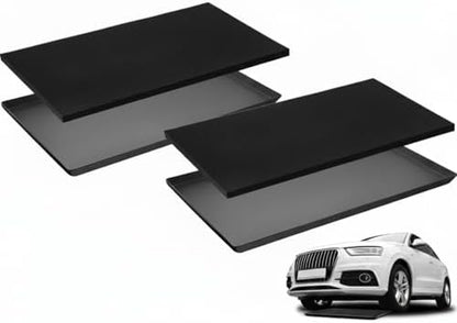 Uiifan 2 Set 47 x 29.3 x 1.6 Inch Oil Drip Pan with Thickened No Splatter Pad for Under Car Extra Large Oil Drip Tray for Automotive Garage Machinery Supplies by Uiifan