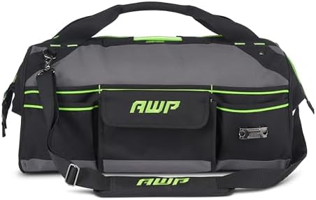 AWP Tool Bags, Premium Tool Bag, Black, Durable Tool Tote, for Professionals and Contractors by AdvancedWorkProducts