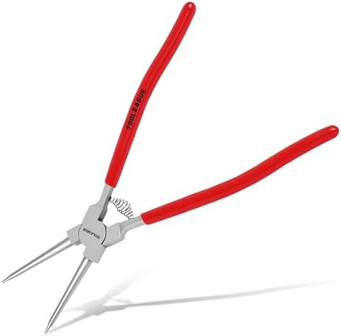 TOOLEAGUE 13" Large Snap Ring Pliers, Straight Internal Circlip Pliers,1 Pc by TOOLEAGUE