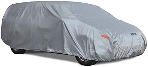Motor Trend OV-642 TrueShield Waterproof SUV & Van Cover - Heavy Duty Outdoor Fleece-Lined Sonic Coating - Ultimate 6 Layer Protection - Cover Lock Included (XL - max Length 210") - Image 2