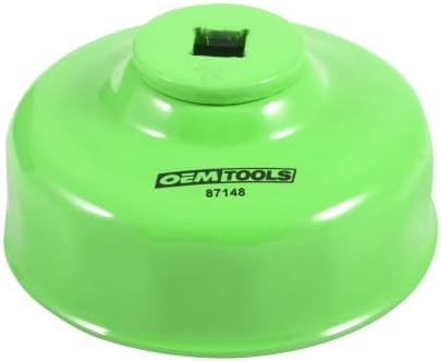 OEMTOOLS 87148 80 mm 15 Flute Oil Filter Wrench, Economy Oil Filter Cap Wrench, Oil Cap Filter Wrench Prevents Slippage and Stripping, Oil Change Tools by OEMTOOLS