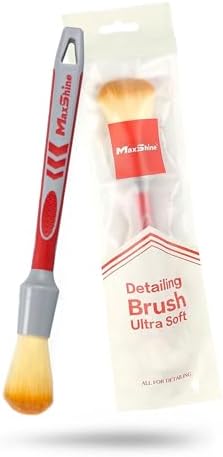 Maxshine Small #10 Universal Ultra Soft Detailing Brush – Professional Brush for Interior, Exterior, Leather Seats, Engine Bay & Wheels – Premium Car Care Detailing Tool by Maxshine