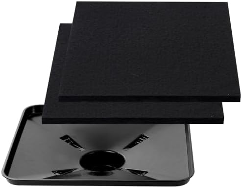 17892 Transmission Drain Pan for Lisle, 87031 87032 Oil Drain Drip Pan for Lisle Under Car with Square - 2 Pcs 22" Oil Drain Splash Pads by TULLWCY