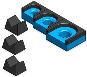 MagAttach Ratchet Organizer Kit (3 Piece Set, Blue/Black) by 3D+Tool+Trays