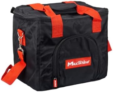 Maxshine Universal Detailing Tool Bag Tote with Belt & Handle | Durable 1680D Oxford Fabric | Compact Storage Organizer for Car Detailing Tools, Brushes, Bottles & Auto Care Accessories - Image 4