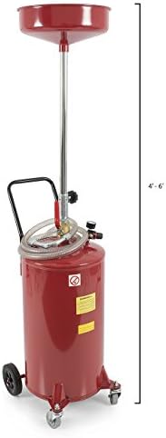 ARKSEN 20 Gallon Waste Oil Change Tank, Red - Image 2
