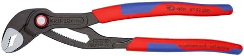 KNIPEX - 87 22 250 SBA Tools - Cobra QuickSet Pump Pliers, Multi-Component (8722250SBA) by Unknown