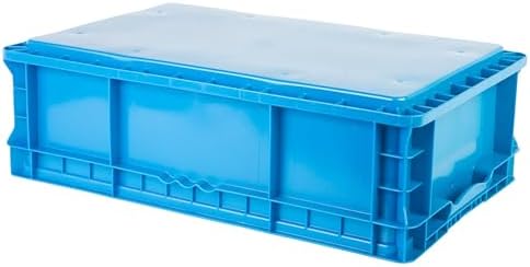 Hudson Exchange 24 x 15 x 7.5" (3 Pack) Straight Wall Handled Storage Container Tote, Blue - Image 5