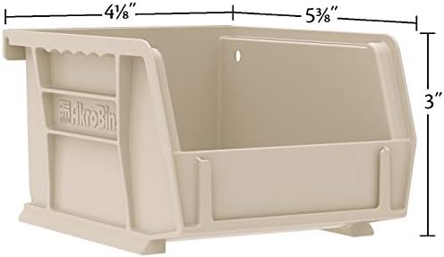 Akro-Mils 30210 AkroBins Plastic Storage Bins, 5"x4"x3", Blue, 24-Pack - Image 3