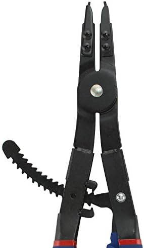 Hiltex 02016 16" Snap Ring Plier Set, 2 Piece | External and Internal Pliers | Straight, 45°, 90° Tips - Image 4