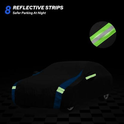 Avecrew Car Cover Waterproof All Weather for Automobiles Sedan 186"-193" L - Image 6