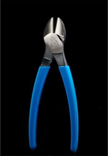 Channellock Diagonal Cutting Plier E337 - Lap XLT Joint, Code Blue Grips - 7-Inch - Image 2