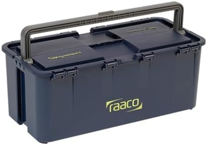 Raaco Tool Box with Removable Trays - 66 lb Load Capacity (Compact 20) by Raaco