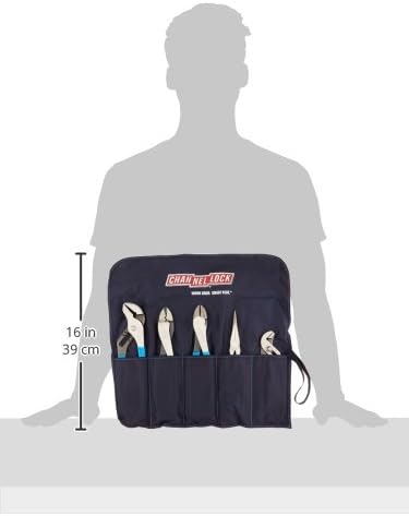 Channellock TOOL ROLL-52 Plier Set with Tool Roll, 5-Piece - Image 2